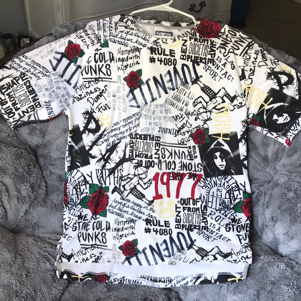 High/low “out there” shirt